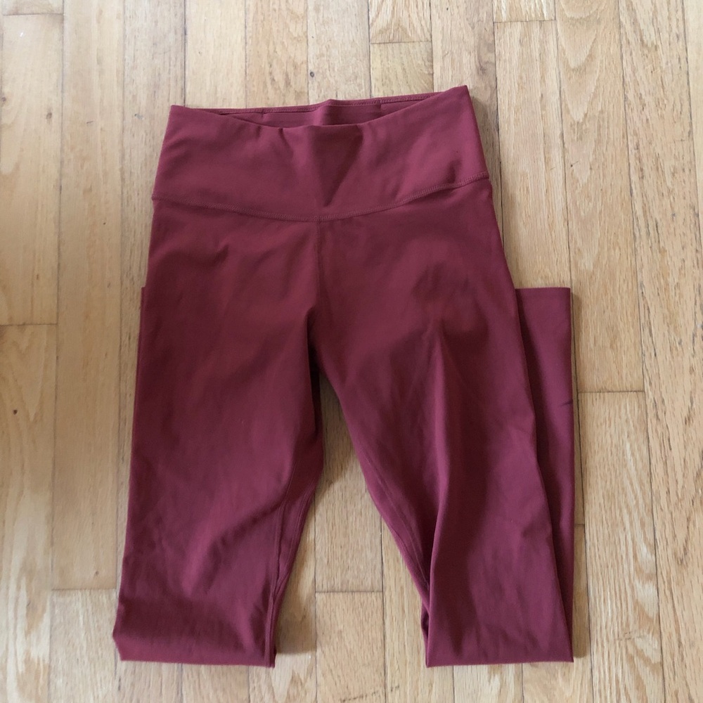Nike Girls' Maroon Capri Leggings